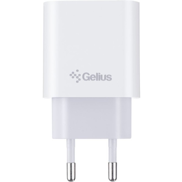 Фото - Сетевое зарядное устройство Gelius Merge GP-HC060 GAN USB+Type-C 35W (QC/PD/PPS) + кабель One GP-UCN012 Type-C to Type-C 1m (102932)